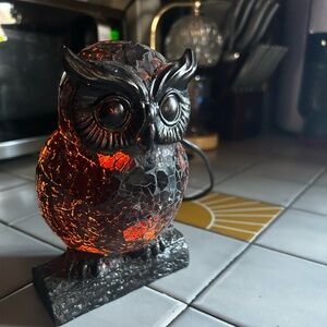 Mosaic Owl Lamp